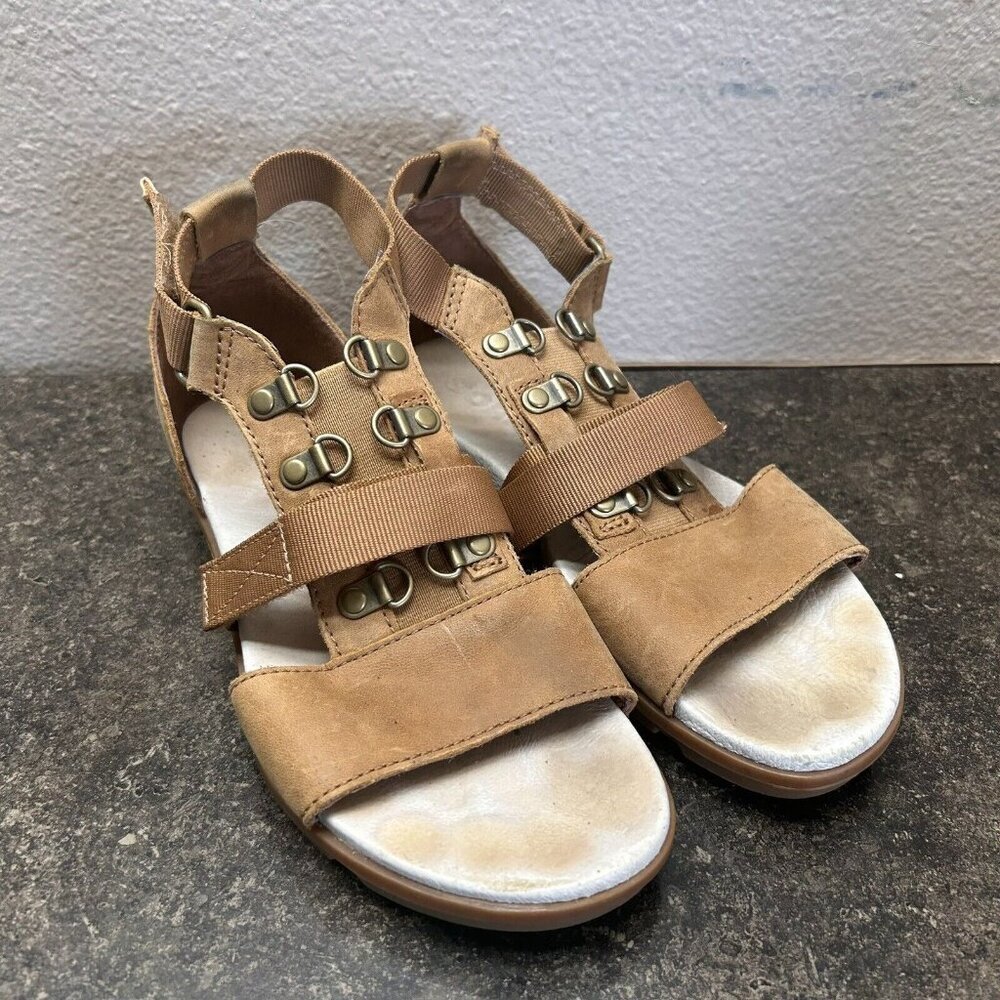 Sorel Women’s Tan Suede Strappy Sandals